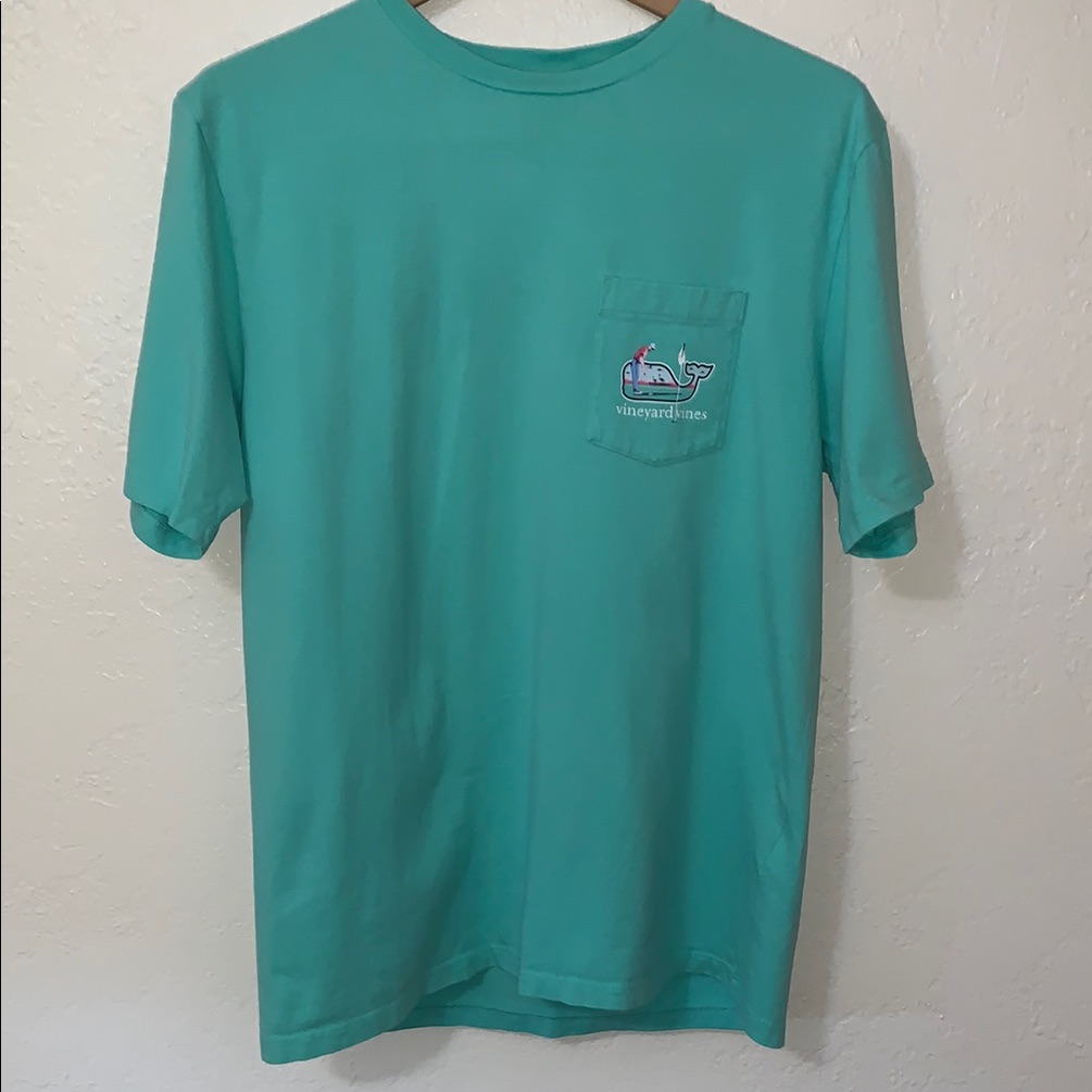 Vineyard Vines Blue Short Sleeve Tee Casual Comfort